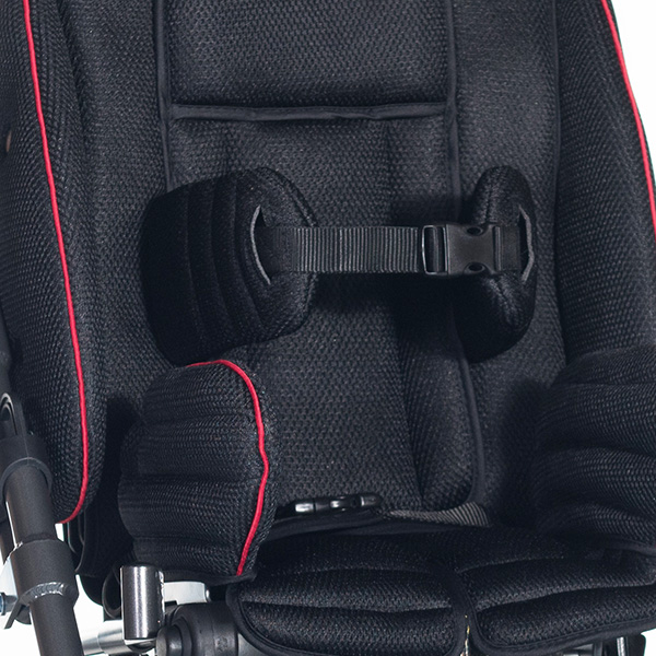Lateral Trunk Supports with Chest Belt